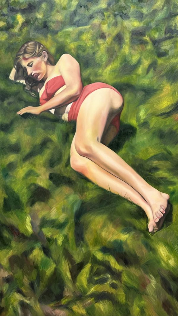 Girl on Grass